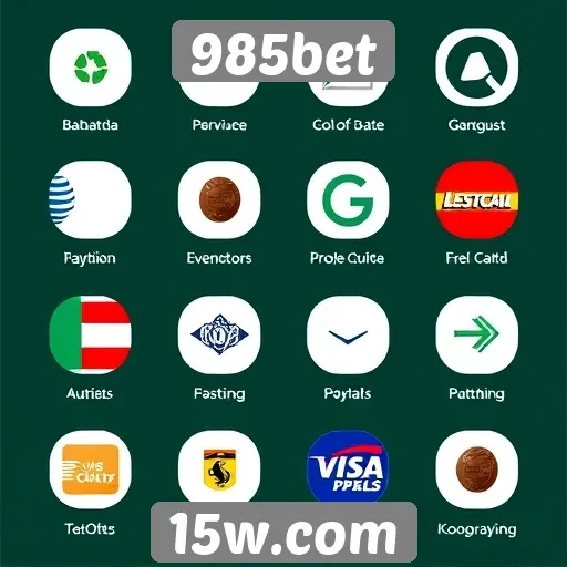 Métodos de pagamento oferecidos pelo 985bet